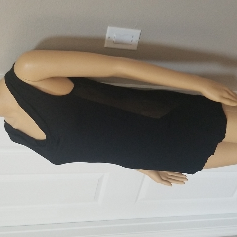 Mesh Black tank top